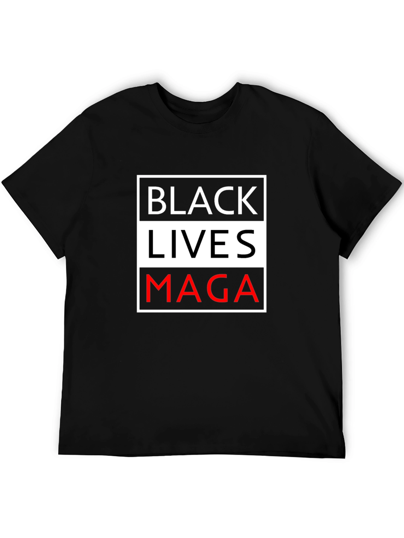 Provocative MAGA Black Lives T-Shirt