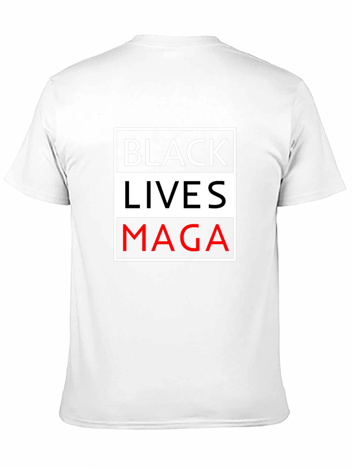 Provocative MAGA Black Lives T-Shirt