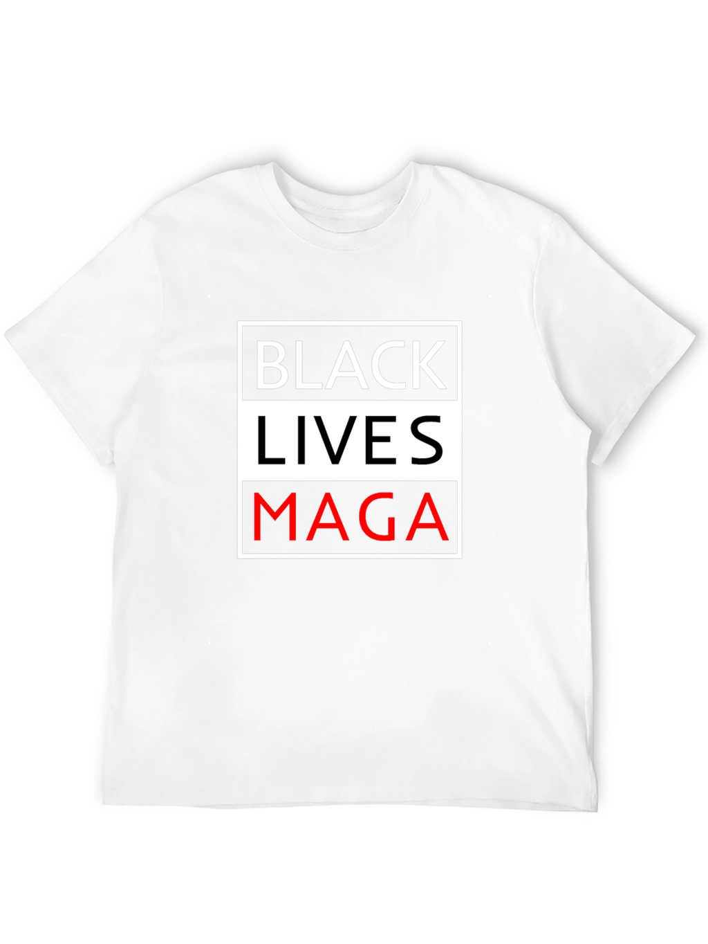 Provocative MAGA Black Lives T-Shirt