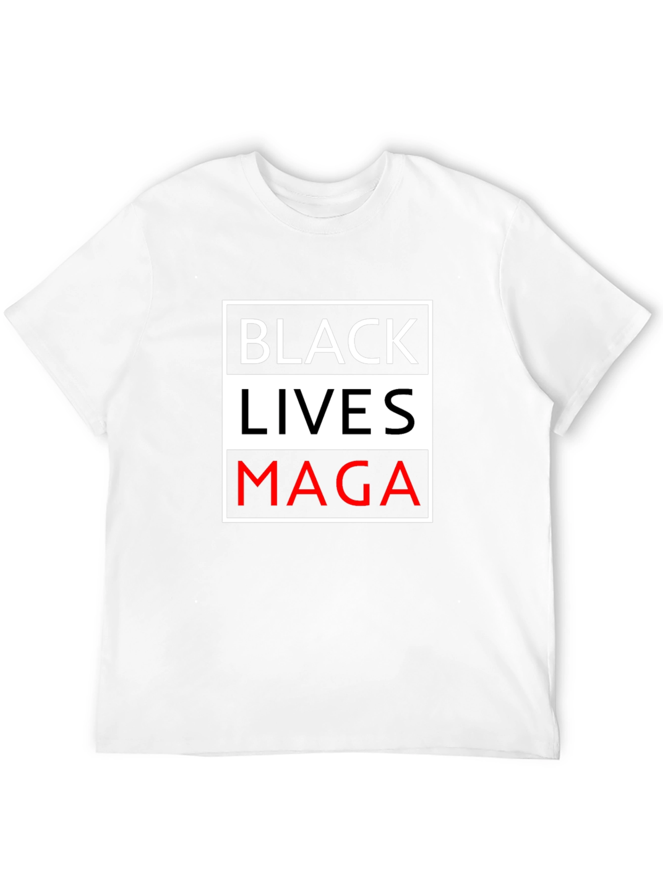 Provocative MAGA Black Lives T-Shirt