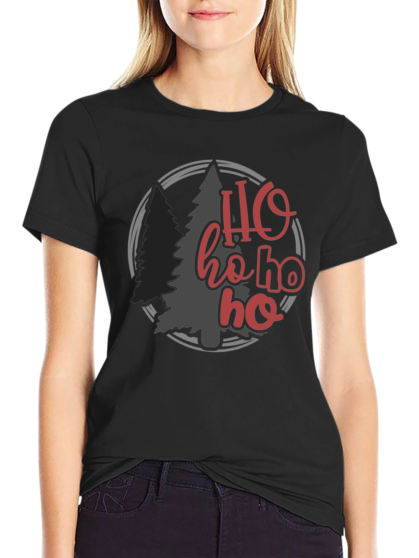 Holiday Ho Ho Ho Christmas Tee
