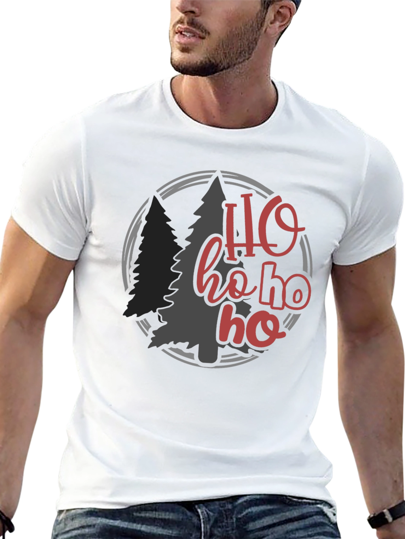 Holiday Ho Ho Ho Christmas Tee