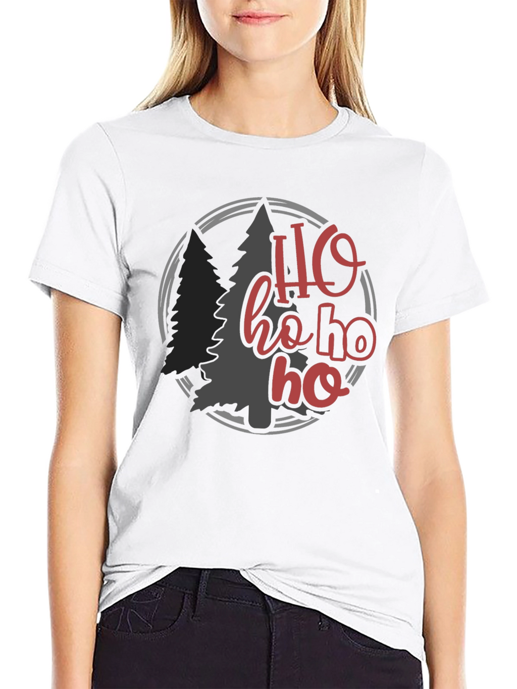 Holiday Ho Ho Ho Christmas Tee