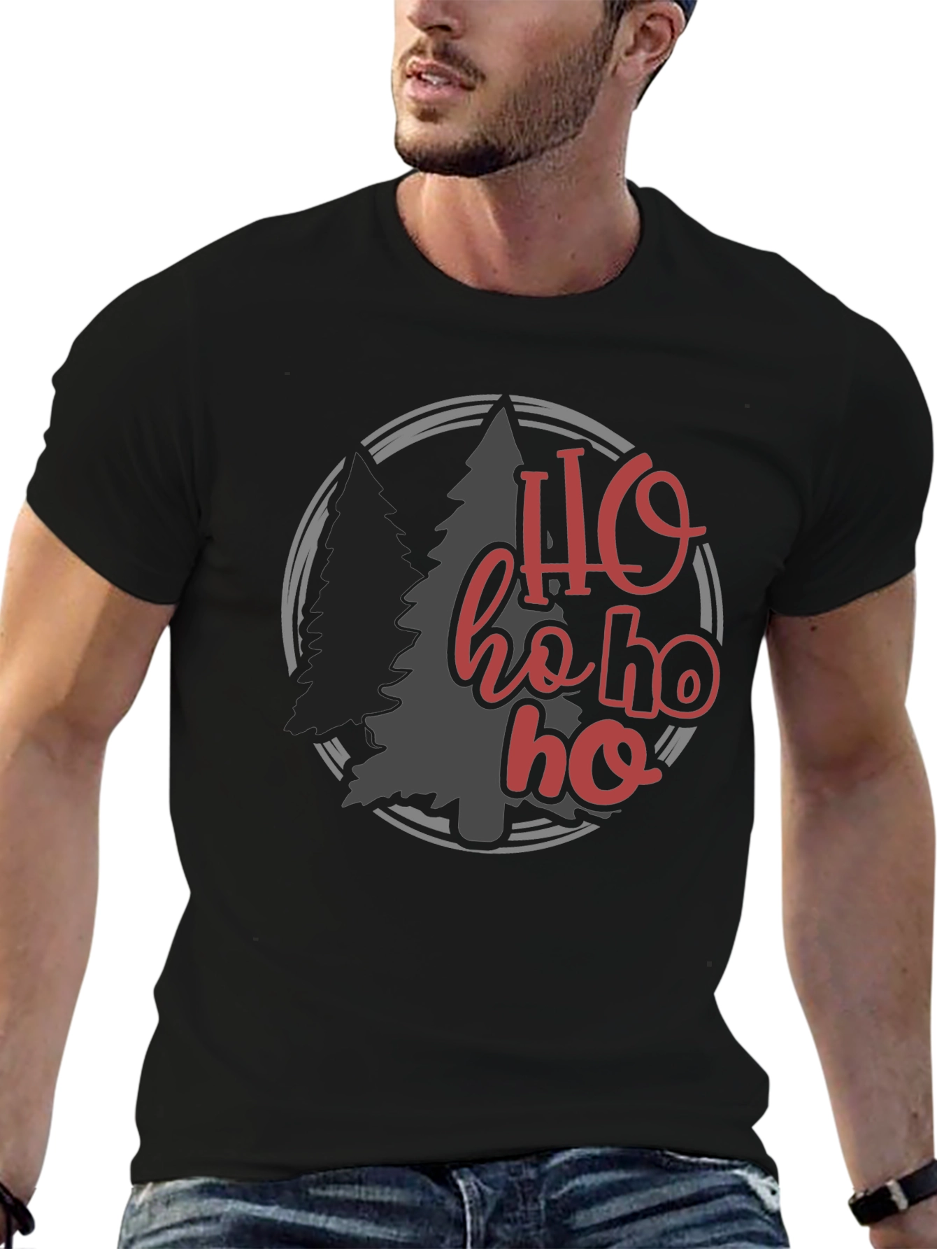 Holiday Ho Ho Ho Christmas Tee