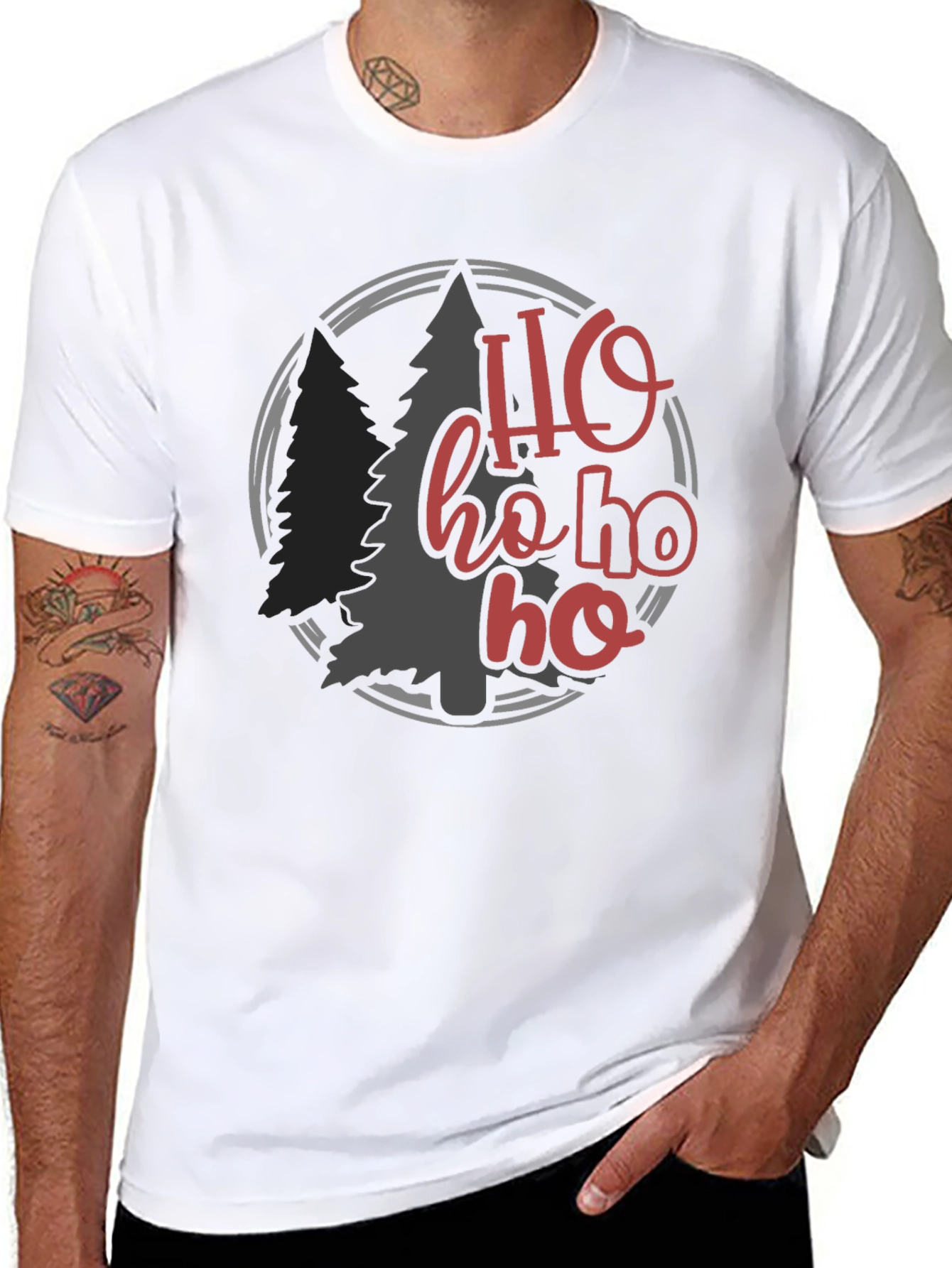 Holiday Ho Ho Ho Christmas Tee