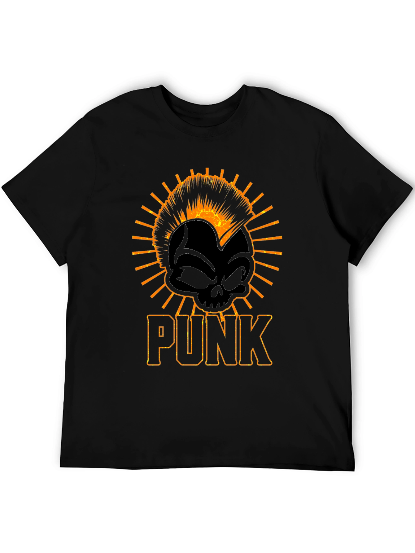 Punk Skull Graphic Tee - Edgy Style