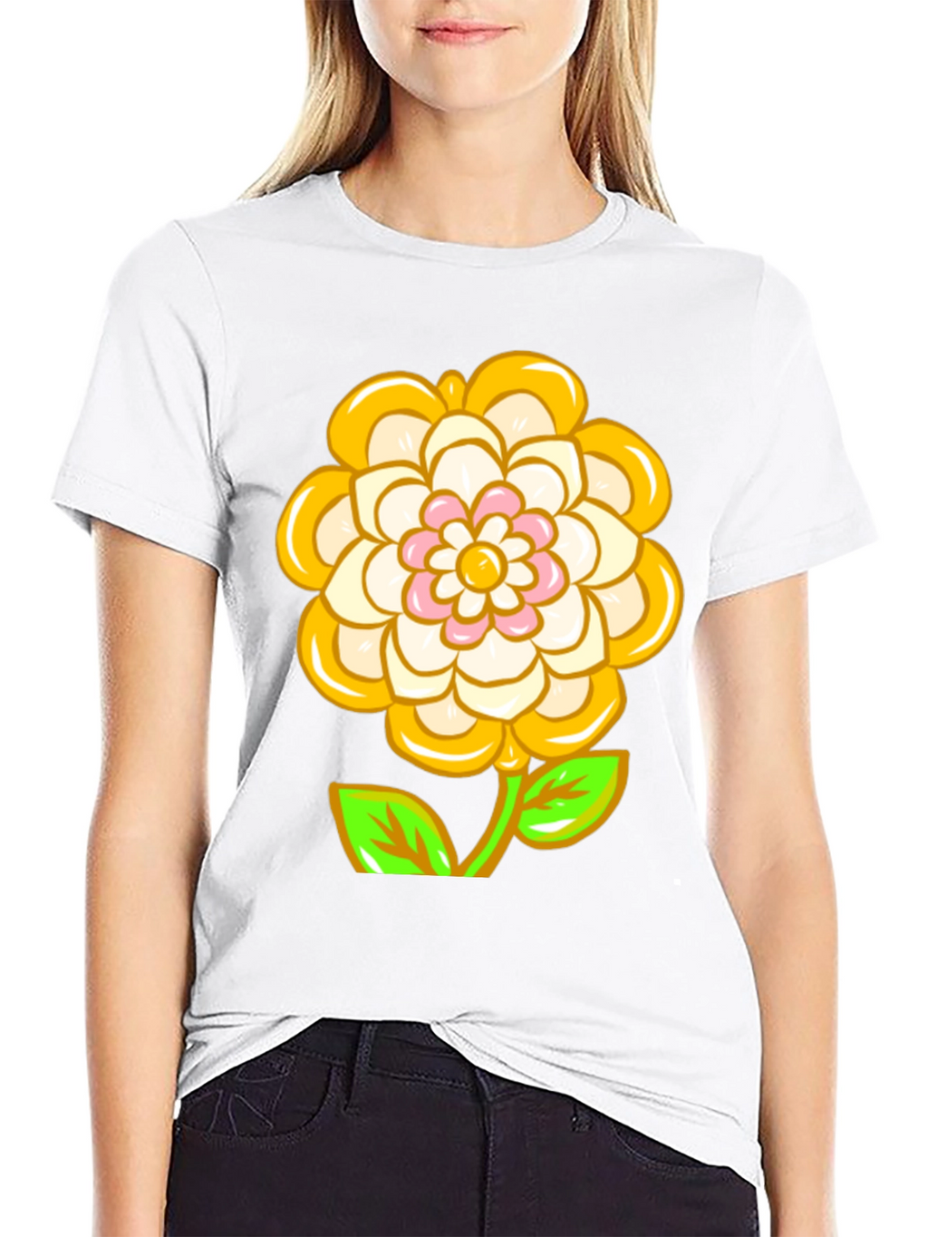 Flower Power Graphic Tee - Trendy & Unique!