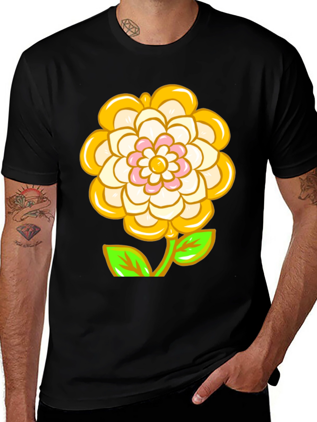 Flower Power Graphic Tee - Trendy & Unique!
