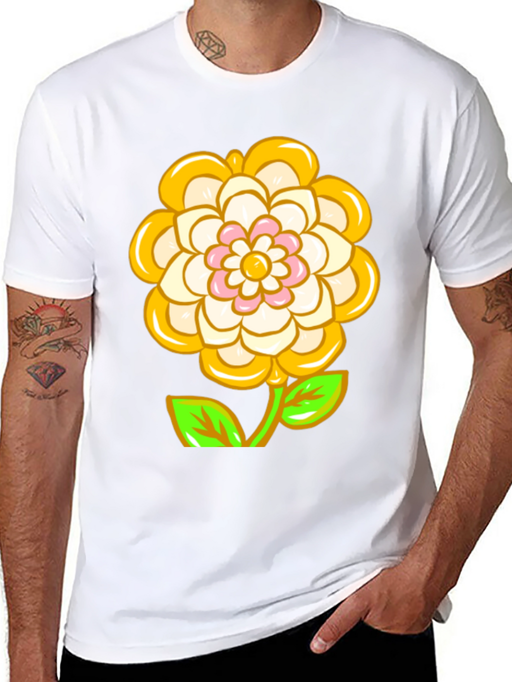 Flower Power Graphic Tee - Trendy & Unique!
