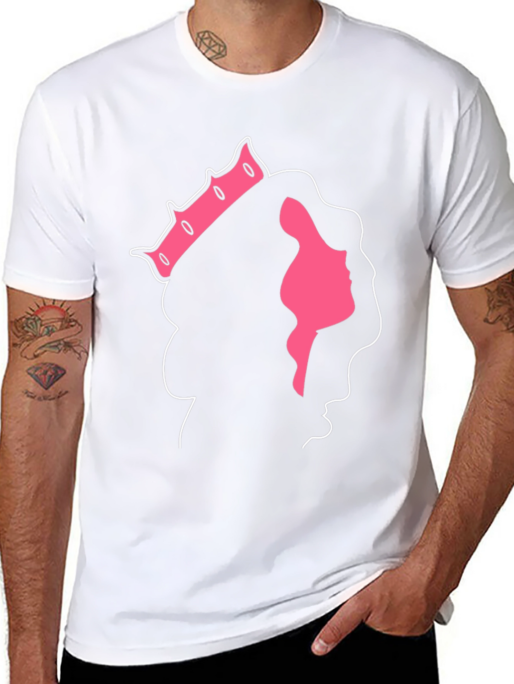 Queen Silhouette Black T-Shirt