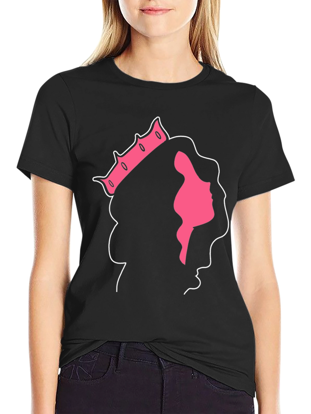 Queen Silhouette Black T-Shirt