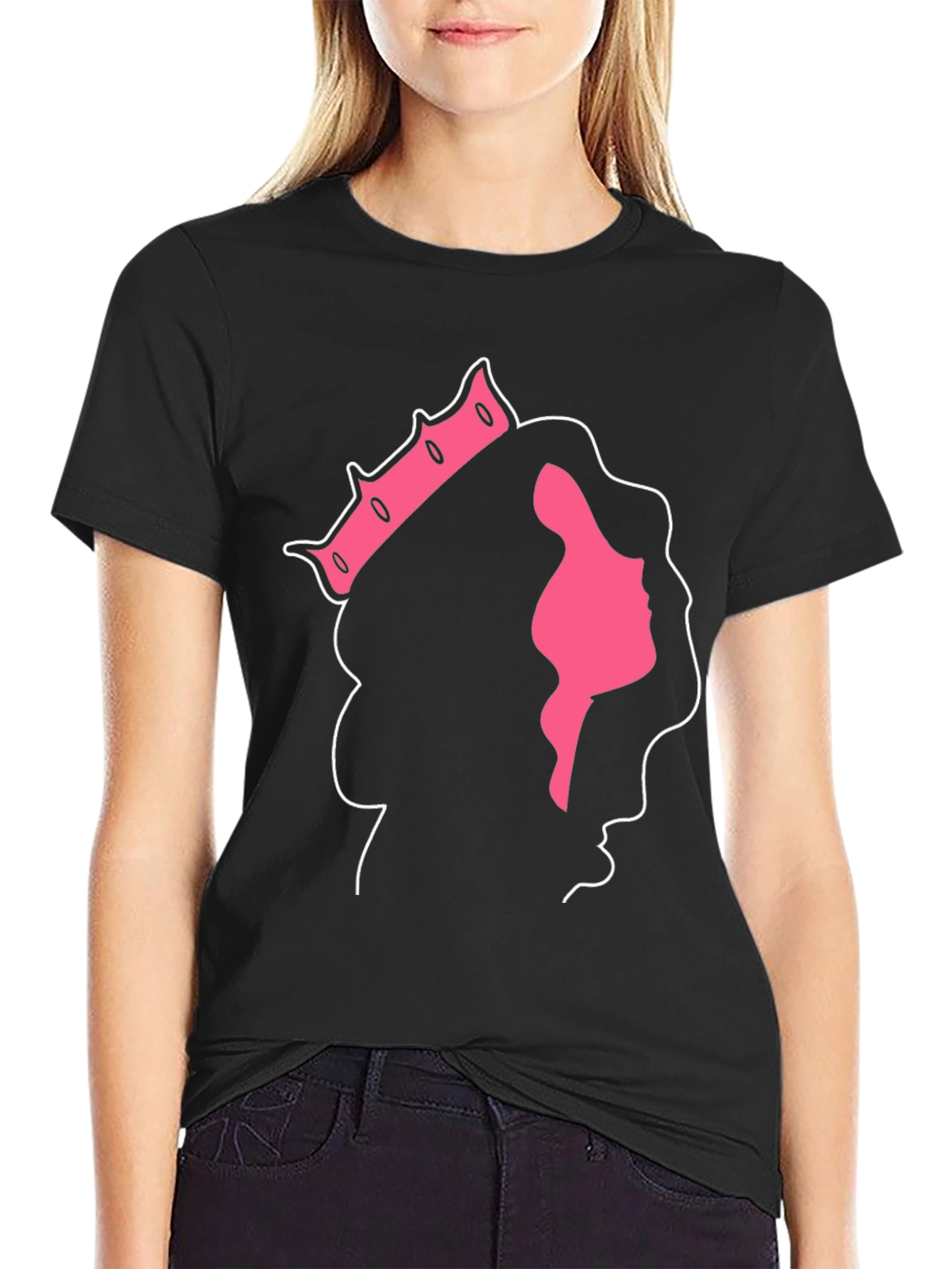 Queen Silhouette Black T-Shirt