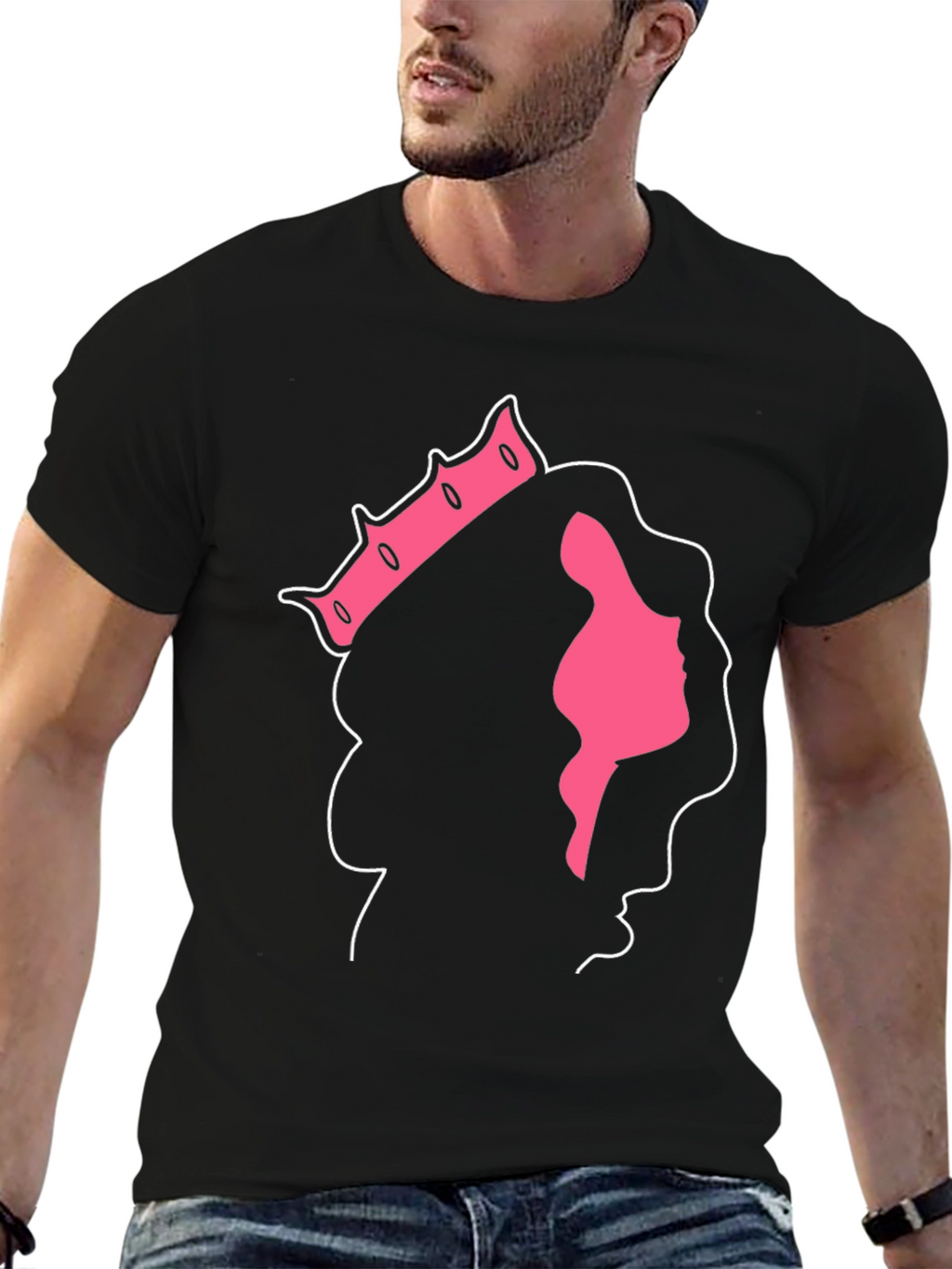 Queen Silhouette Black T-Shirt
