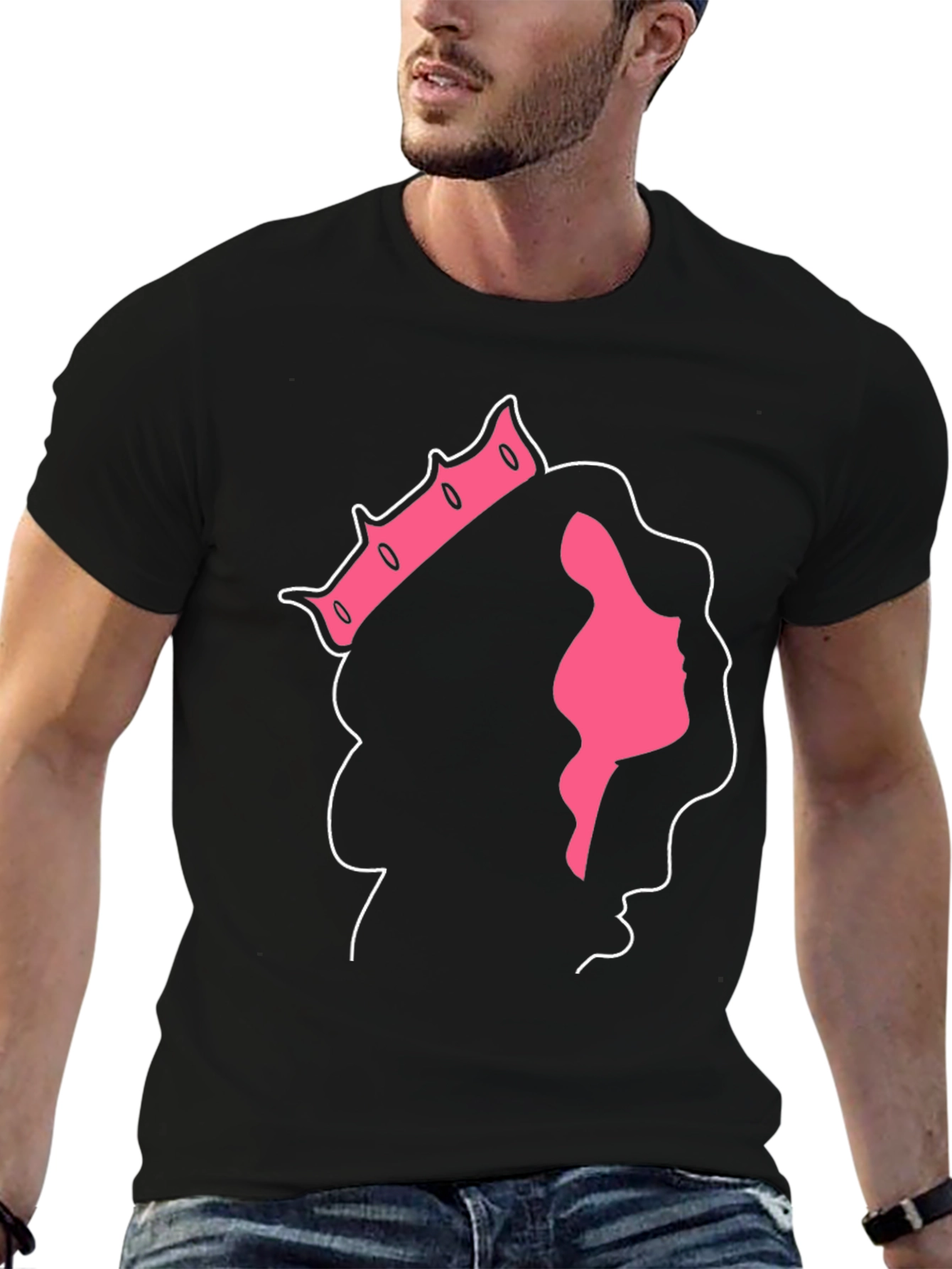 Queen Silhouette Black T-Shirt