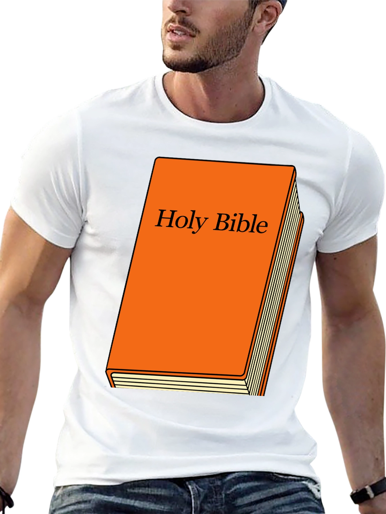 Holy Bible T-Shirt Religious Book Tee