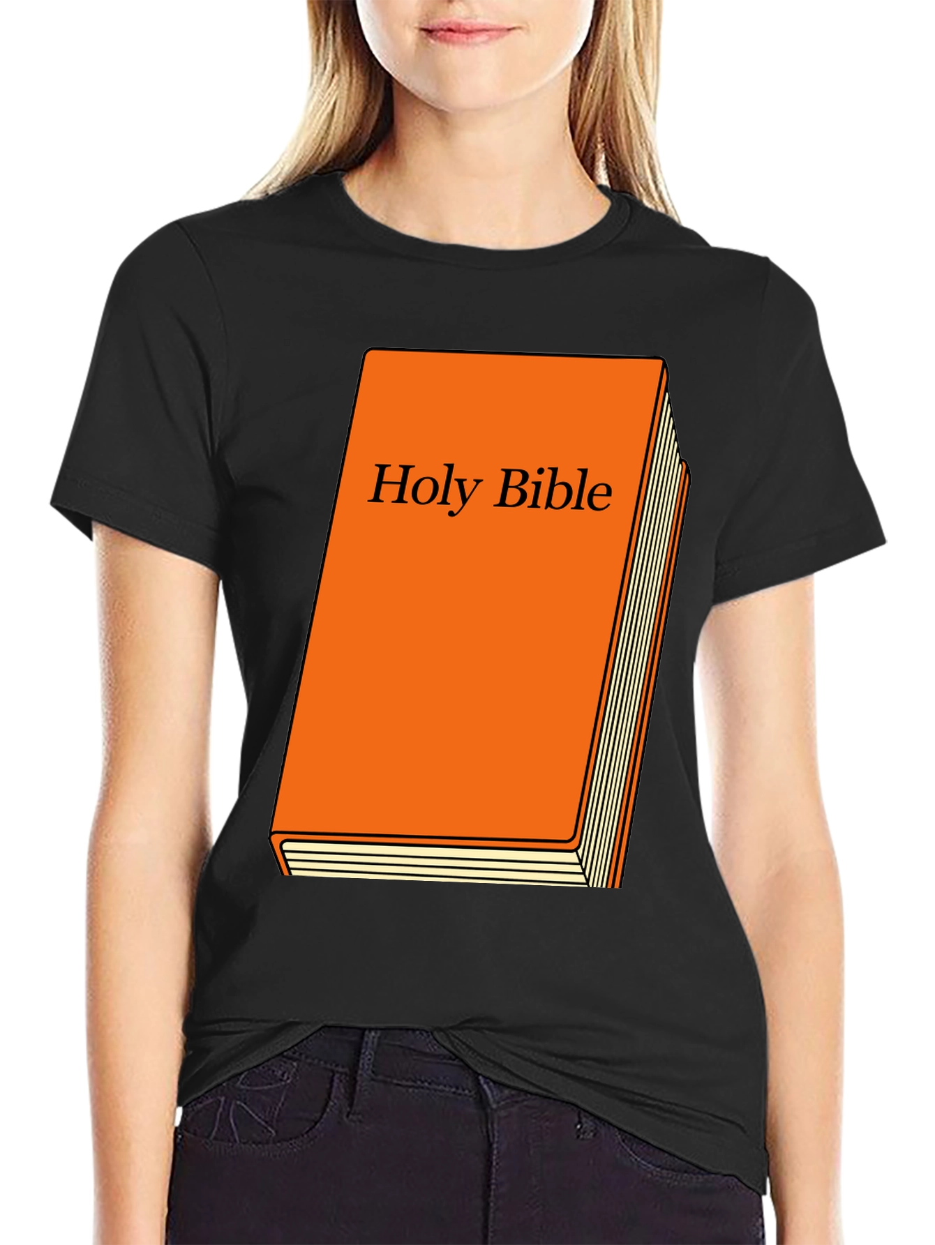 Holy Bible T-Shirt Religious Book Tee
