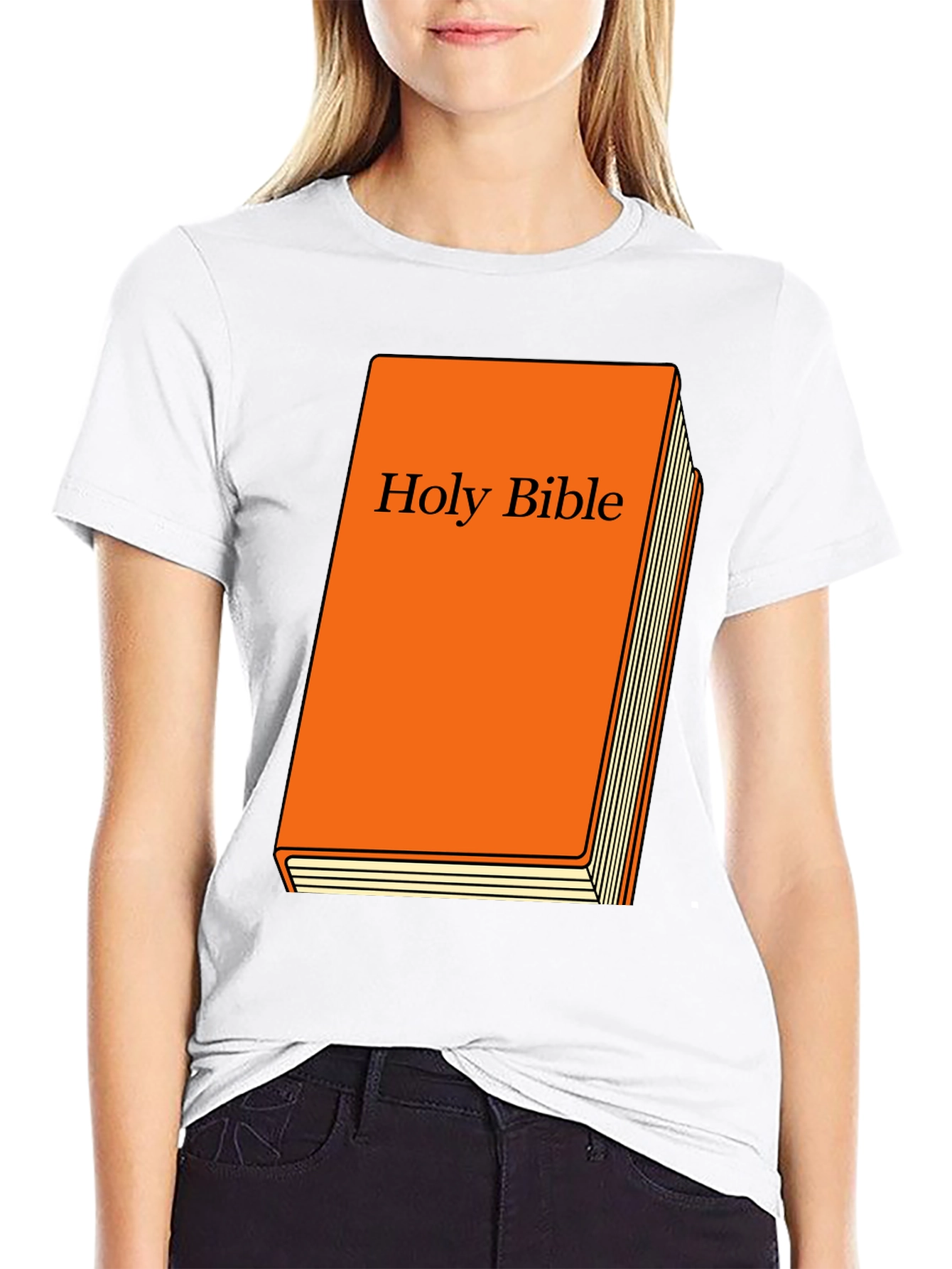 Holy Bible T-Shirt Religious Book Tee