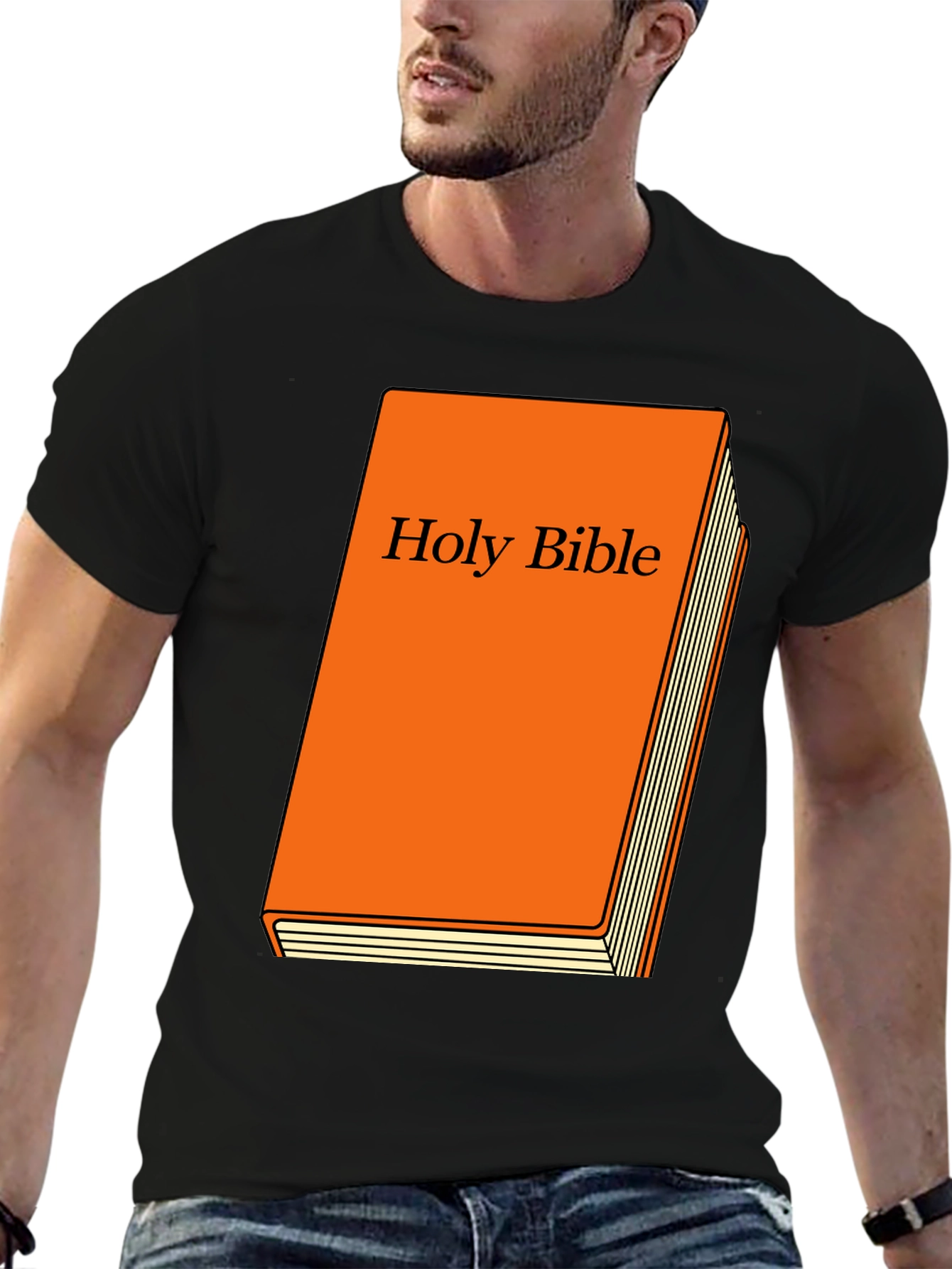 Holy Bible T-Shirt Religious Book Tee
