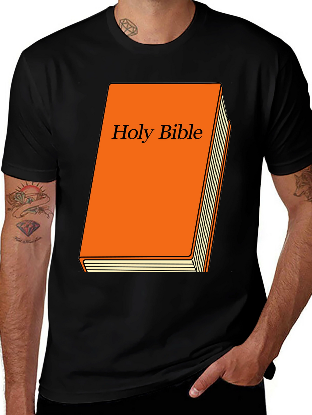Holy Bible T-Shirt Religious Book Tee
