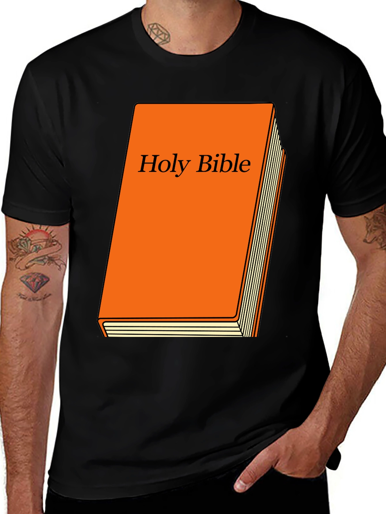 Holy Bible T-Shirt Religious Book Tee