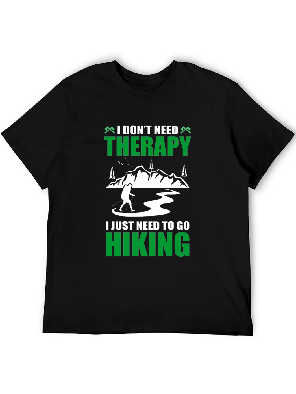 Hiking Therapy T-Shirt - Nature Lover Tee