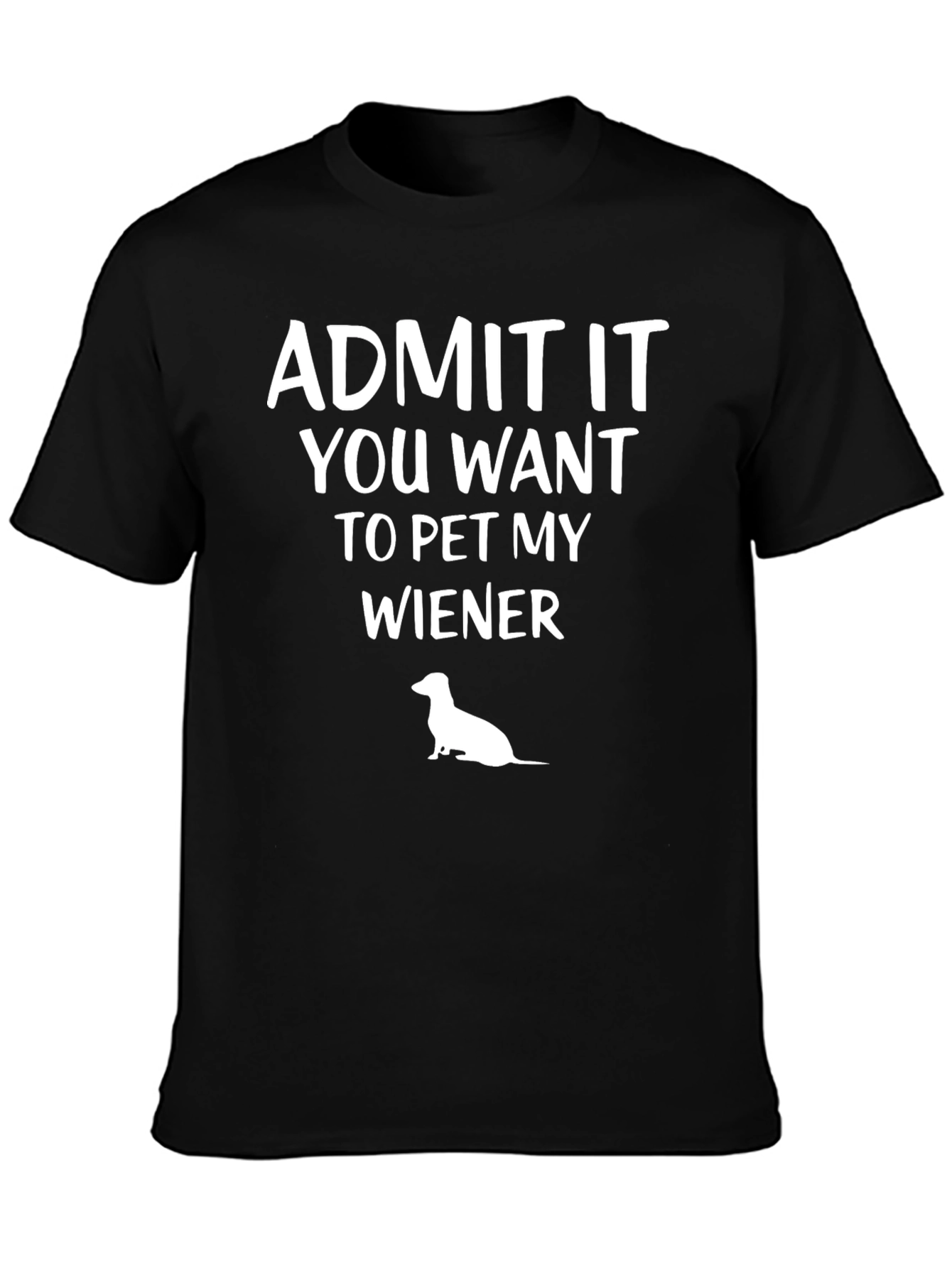 Pet My Wiener T-Shirt - Funny Dachshund Tee