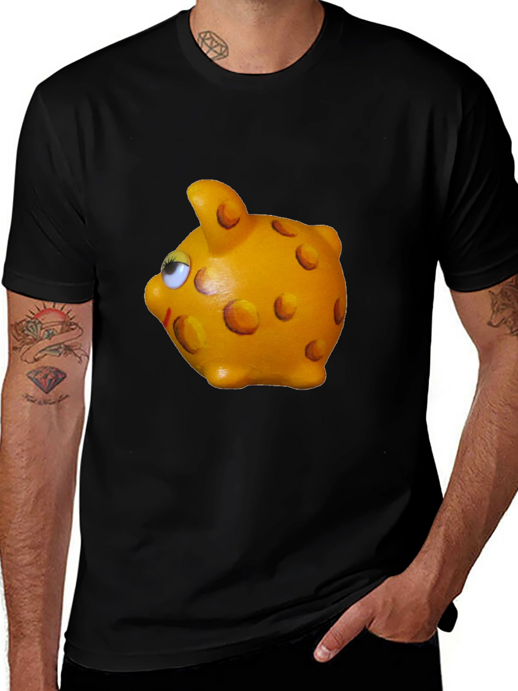 Funny Piggy Bank Graphic Tee - Unisex