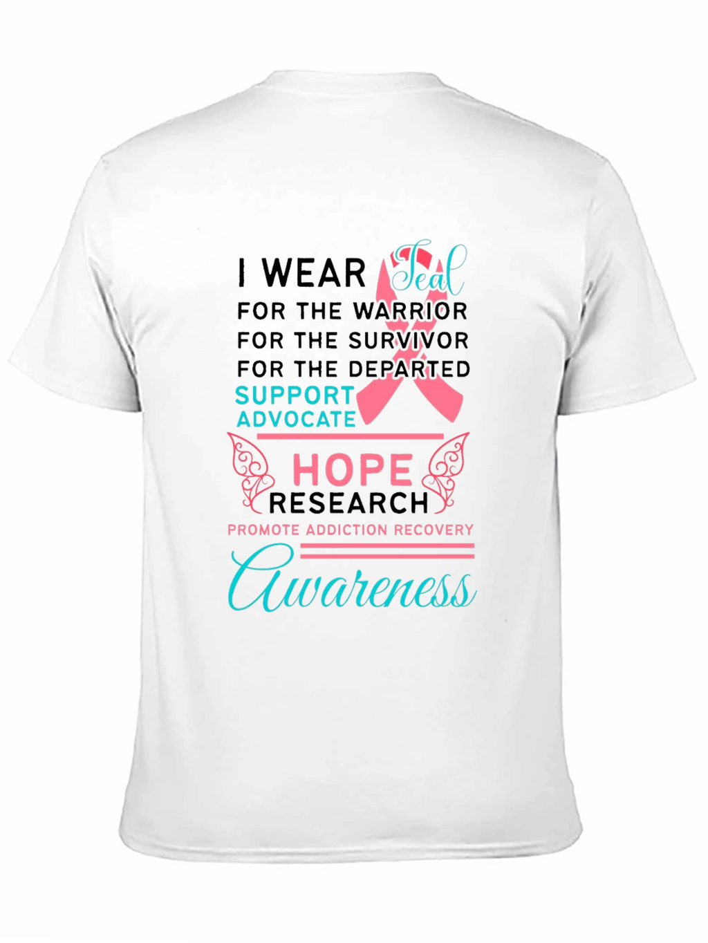 Addiction Awareness T-Shirt: Hope & Support