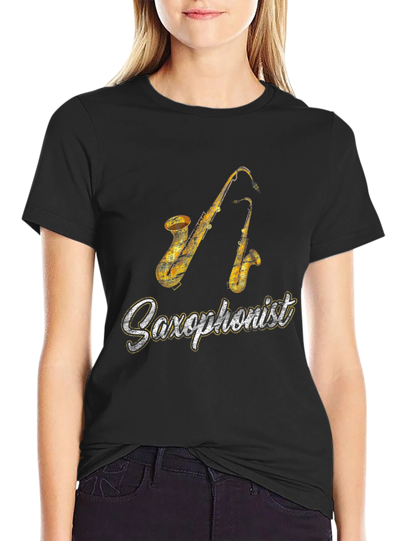 Saxophonist Graphic T-Shirt - Musician Tee