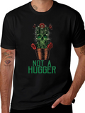 Not a Hugger Cactus Skull Graphic Tee