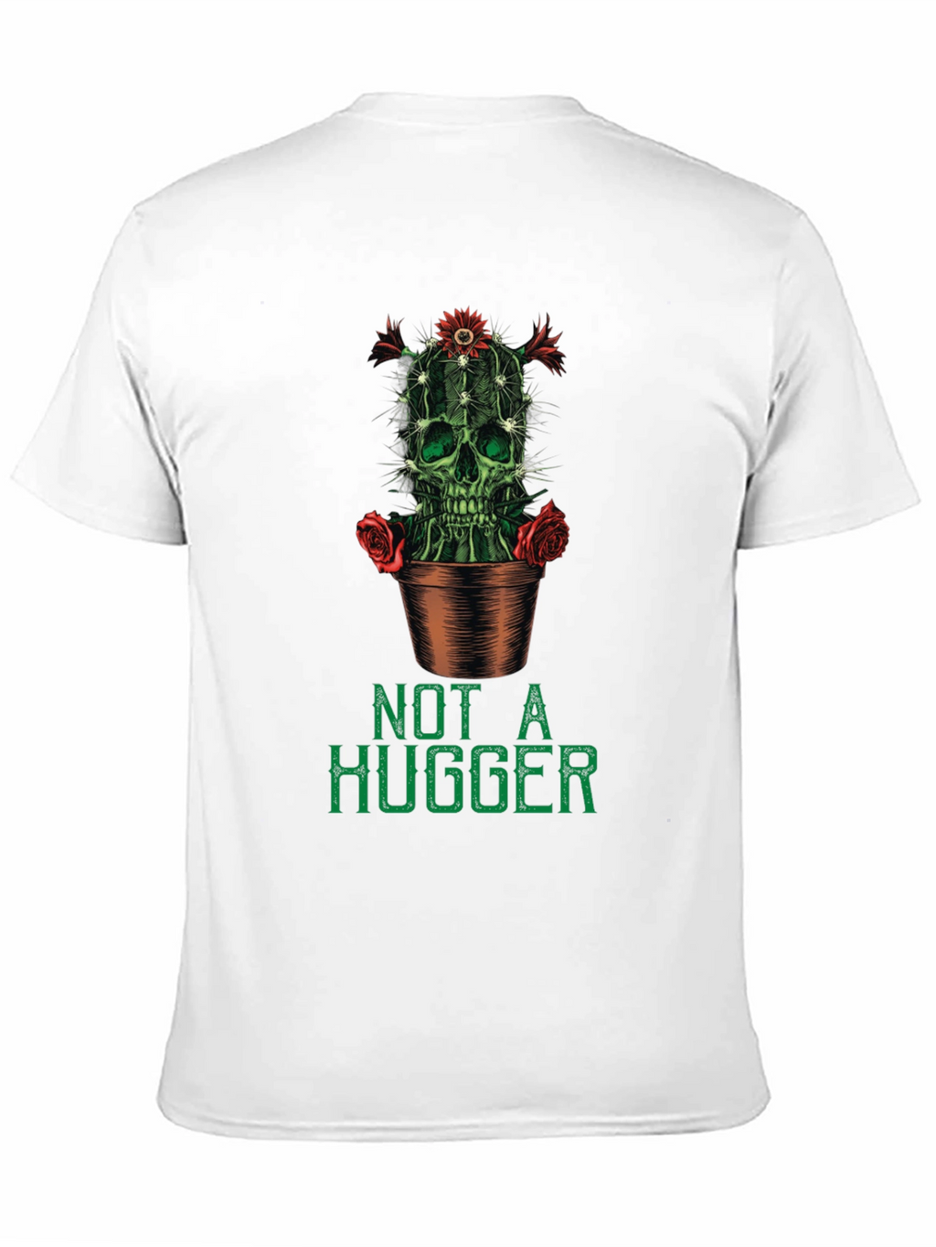Not a Hugger Cactus Skull Graphic Tee