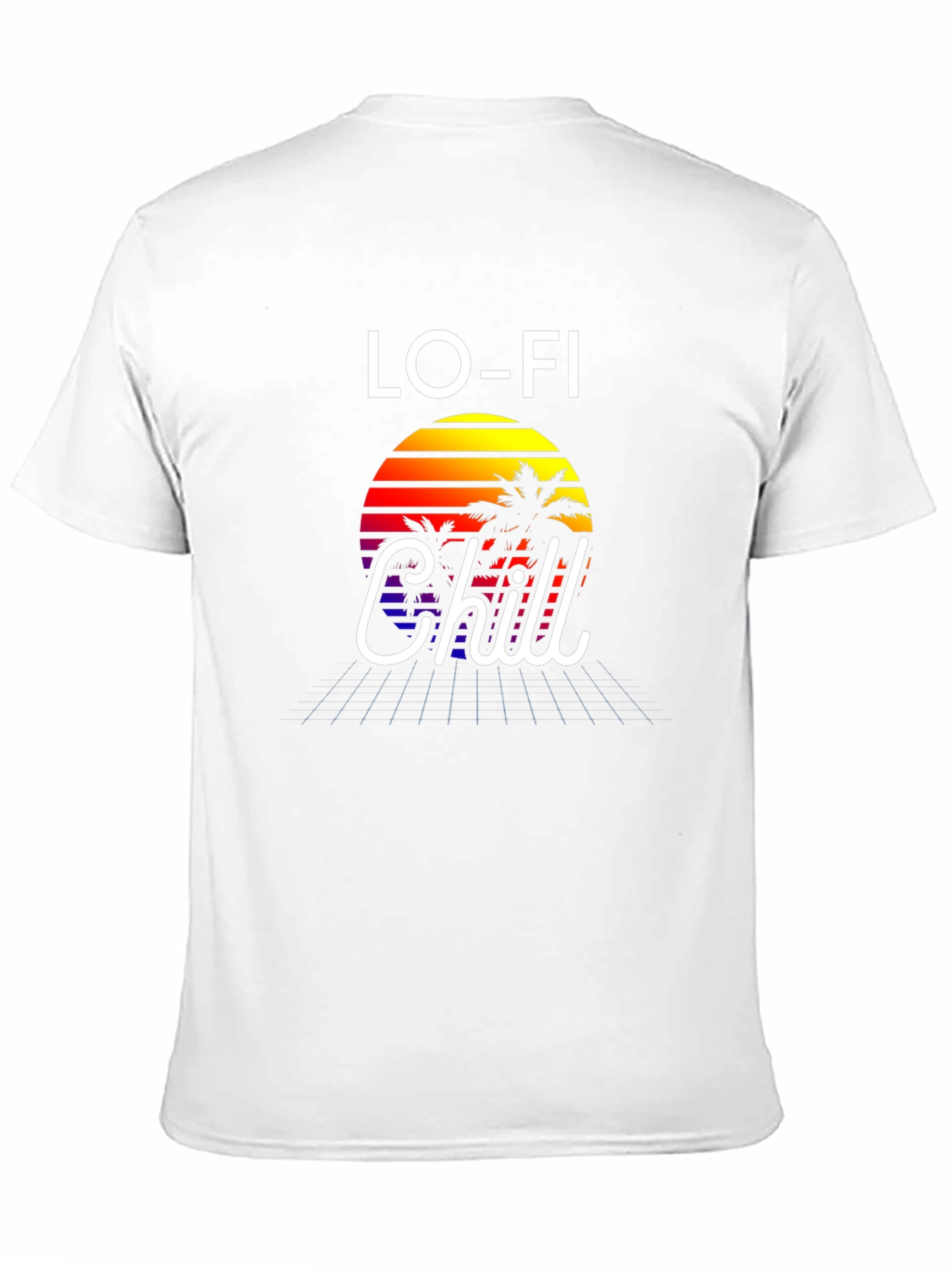 Lo-Fi Chill Graphic Tee - Retro Sunset Vibes