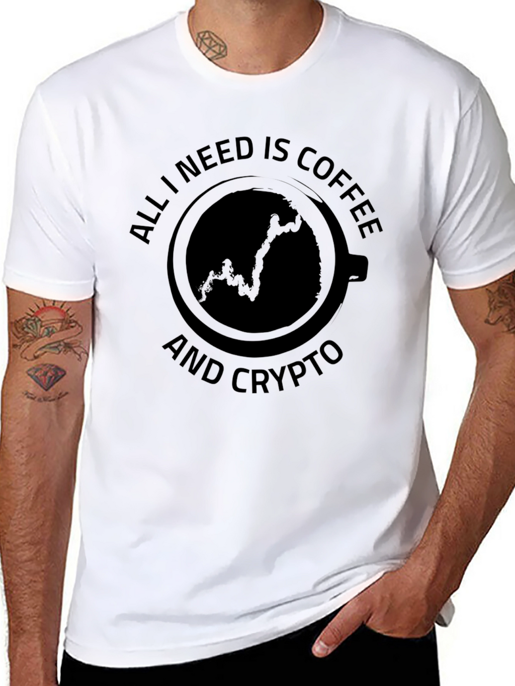 Crypto Coffee T-Shirt - Traders Essential