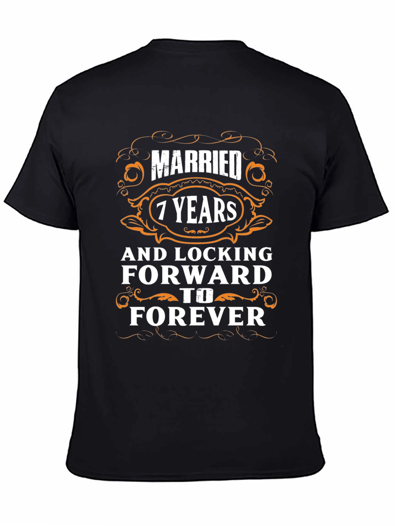 Married 7 Years & Locking Forward To Forever T-Shirt