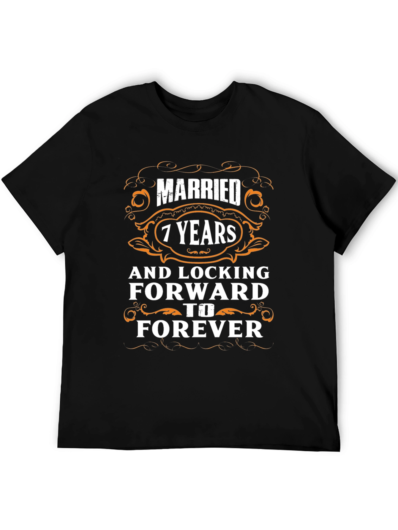 Married 7 Years & Locking Forward To Forever T-Shirt