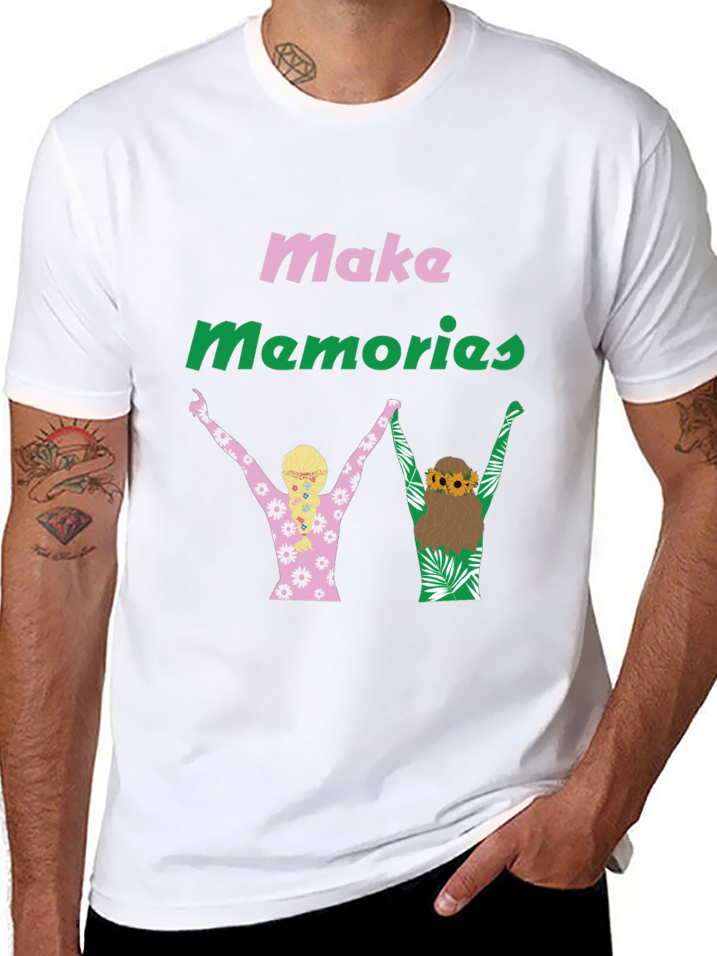 Make Memories Graphic T-Shirt - Vacation Ready