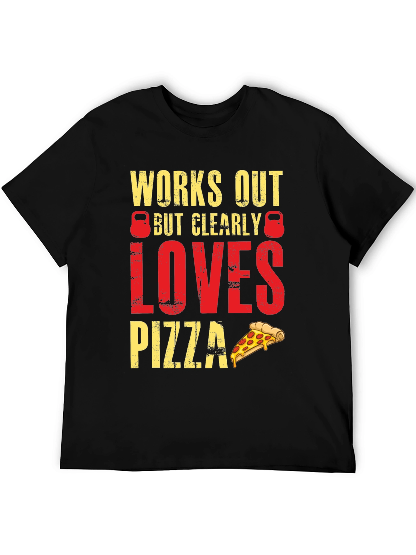 Workout Pizza Lover Graphic Tee