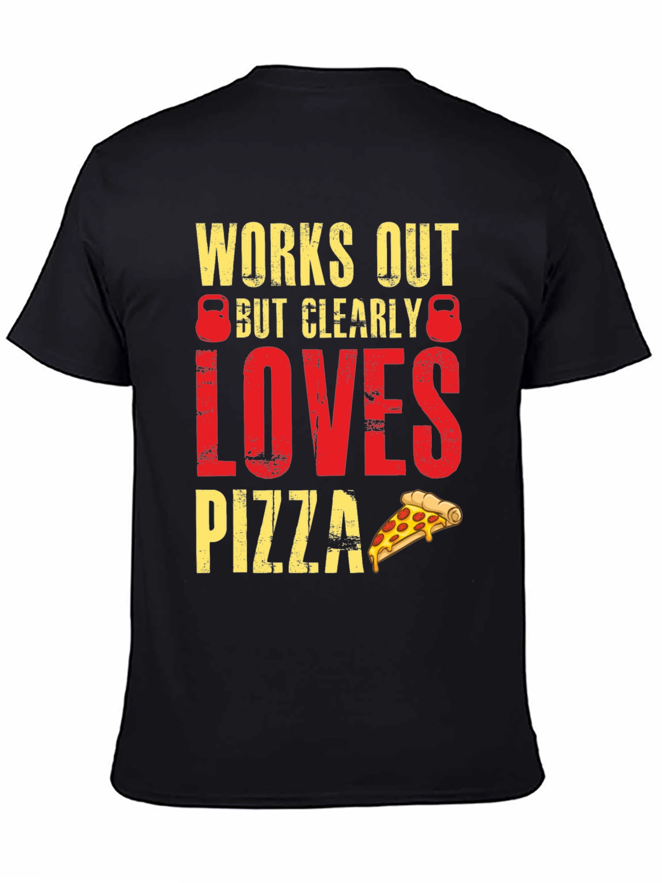 Workout Pizza Lover Graphic Tee