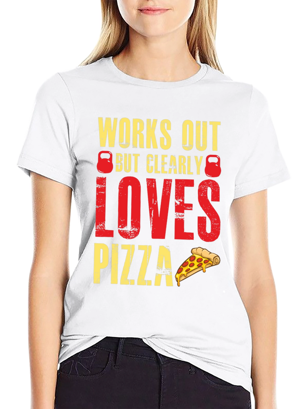 Workout Pizza Lover Graphic Tee