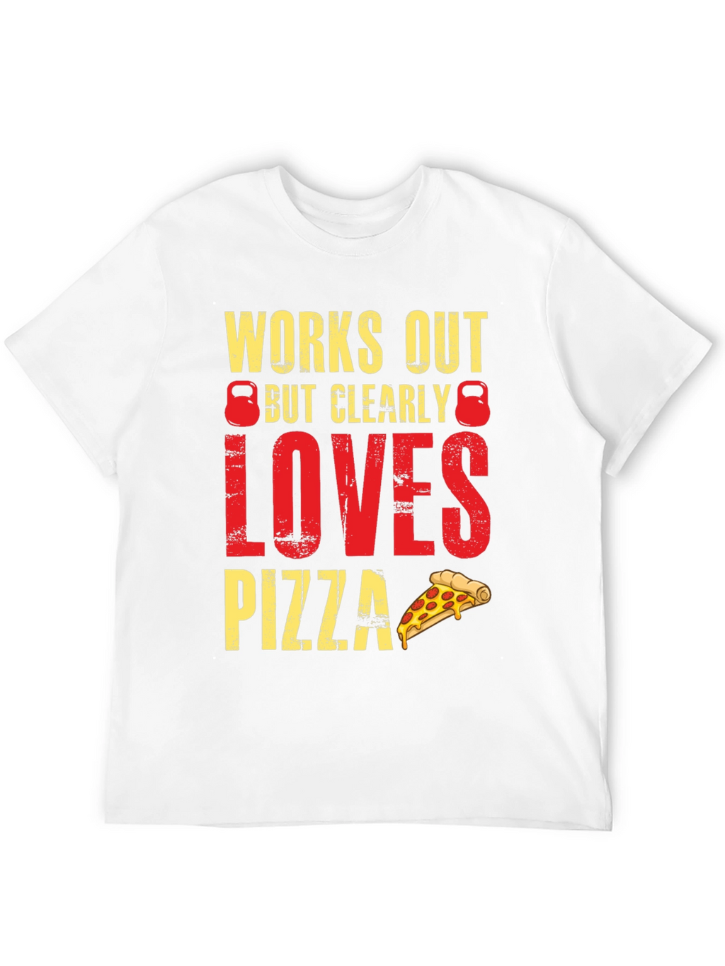 Workout Pizza Lover Graphic Tee