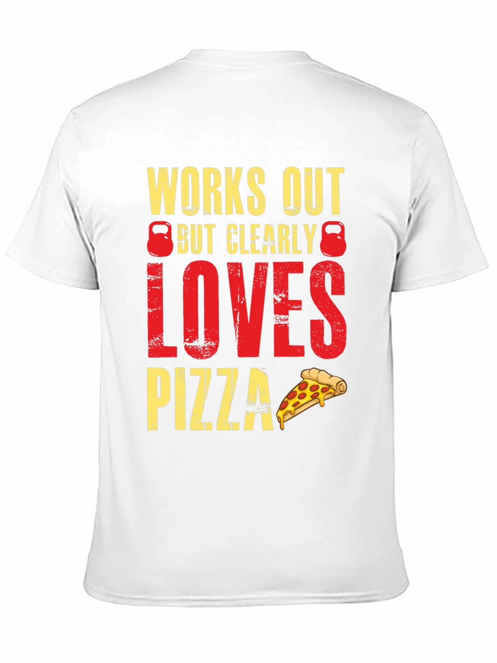 Workout Pizza Lover Graphic Tee