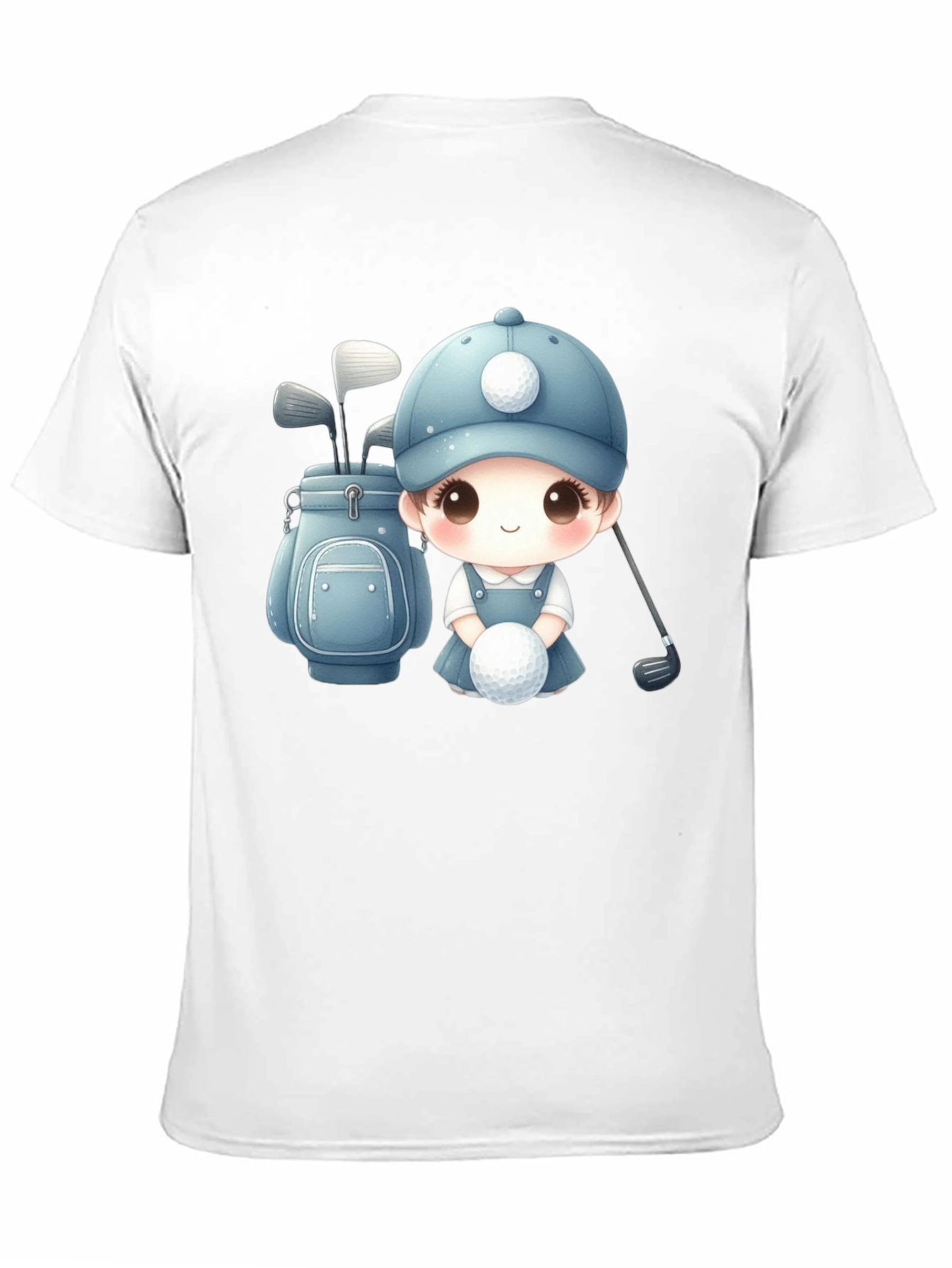 Cartoon Golfer T-Shirt - Cute Golfing Apparel