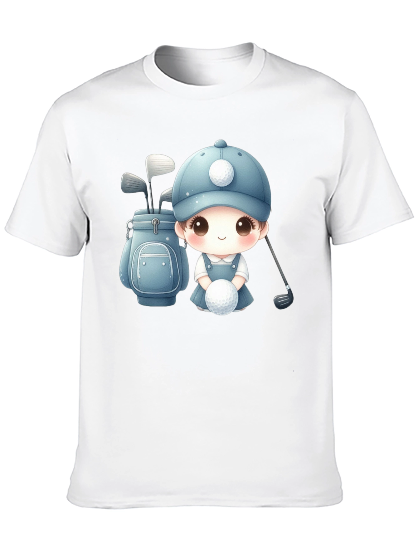 Cartoon Golfer T-Shirt - Cute Golfing Apparel