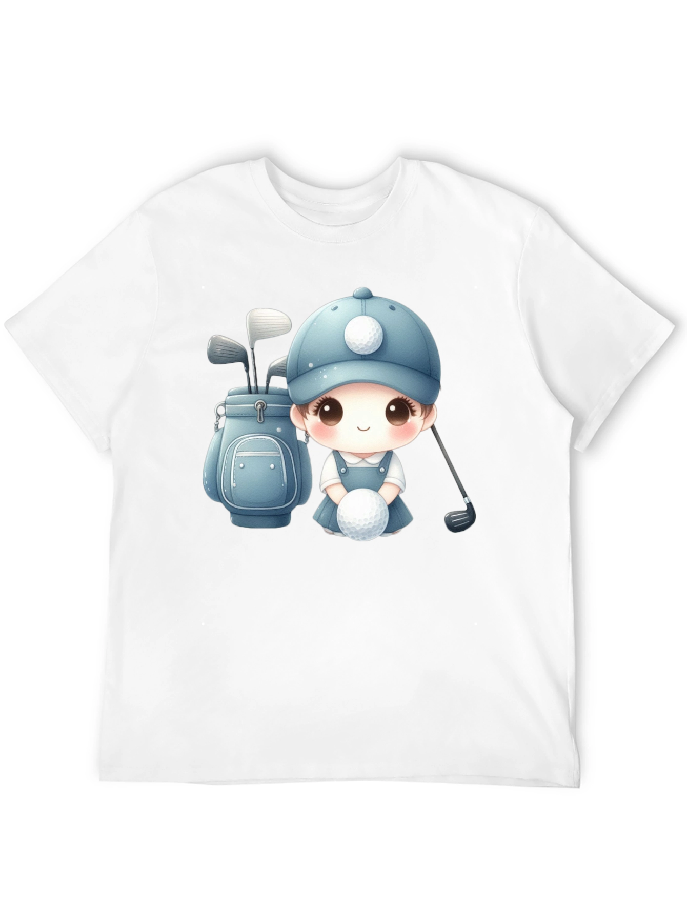 Cartoon Golfer T-Shirt - Cute Golfing Apparel