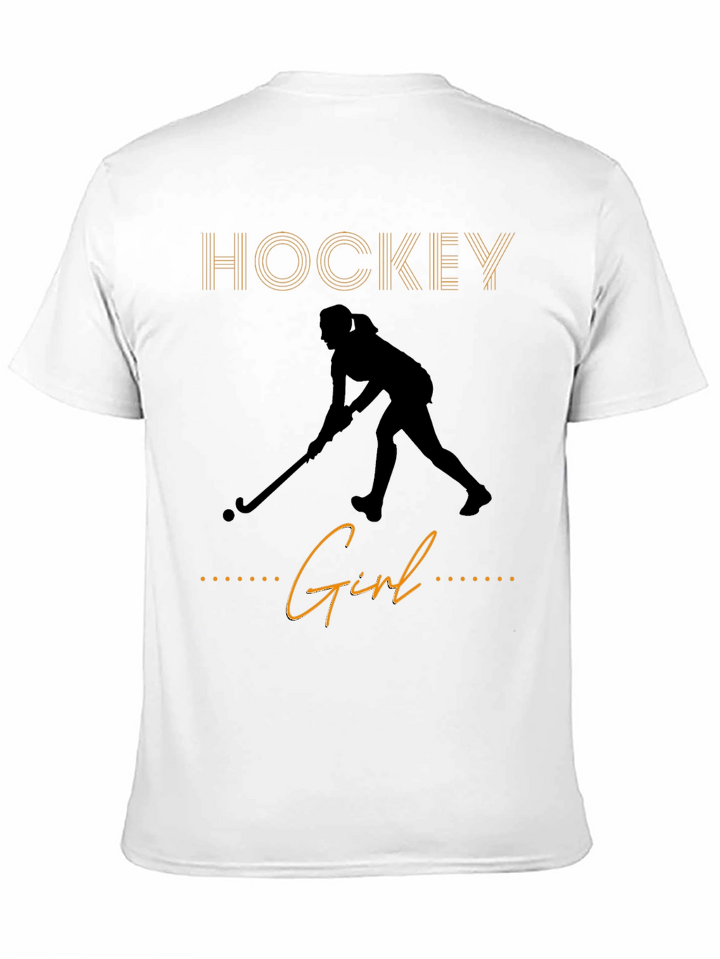 Hockey Girl T-Shirt - Sporty Graphic Tee