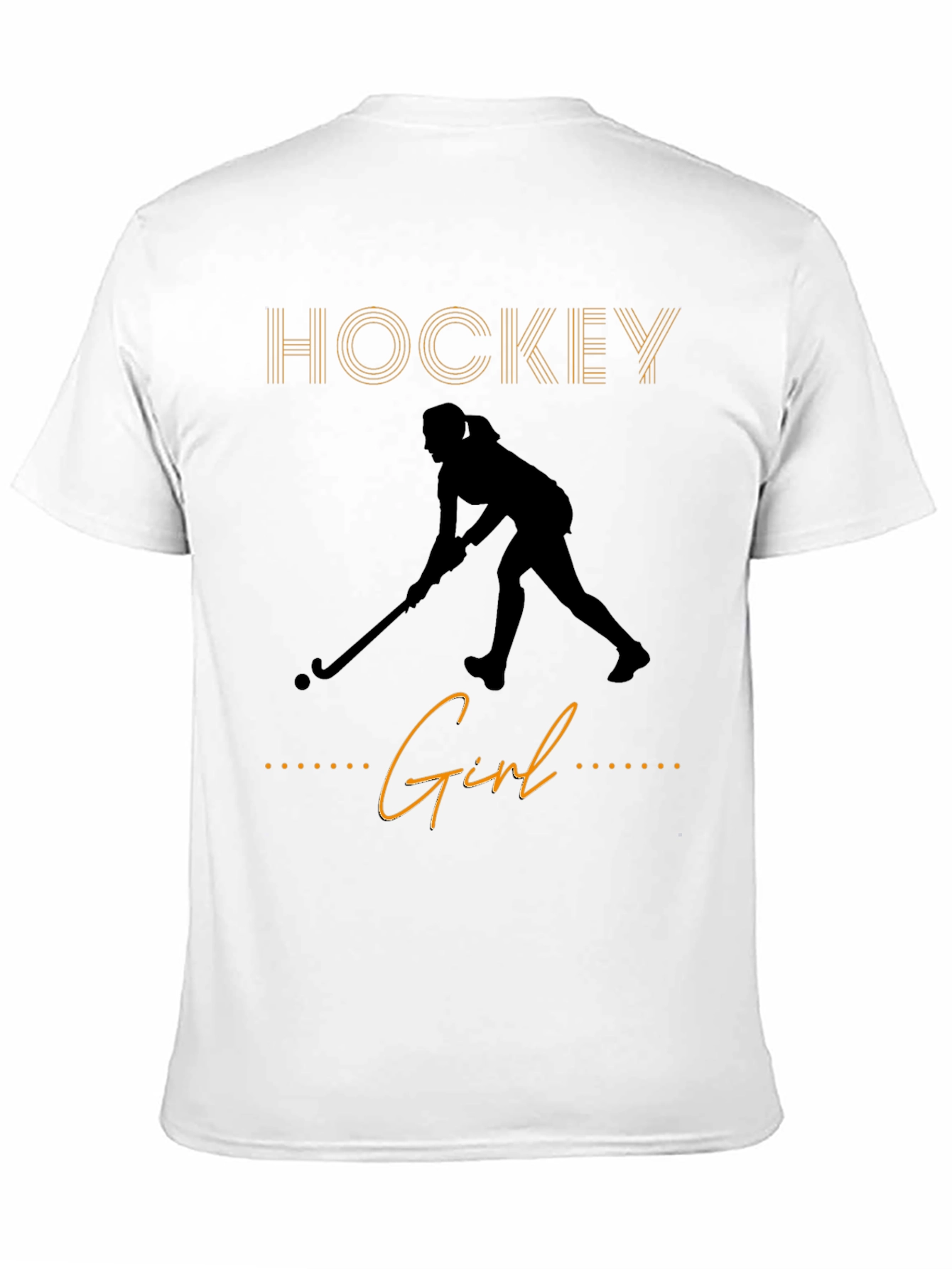 Hockey Girl T-Shirt - Sporty Graphic Tee