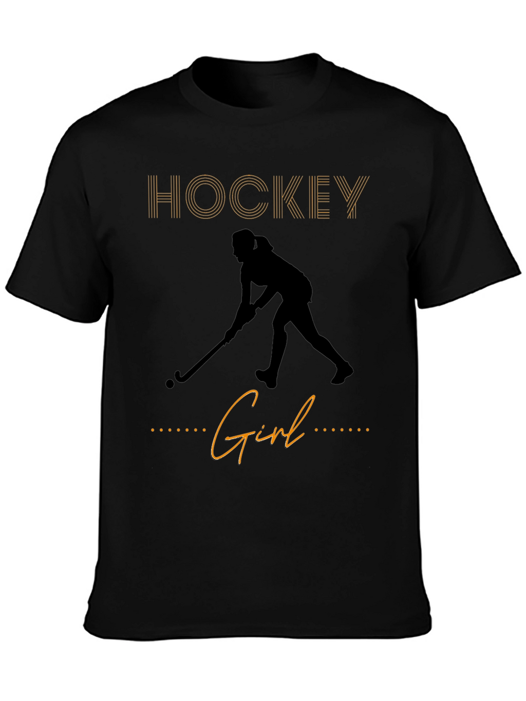 Hockey Girl T-Shirt - Sporty Graphic Tee
