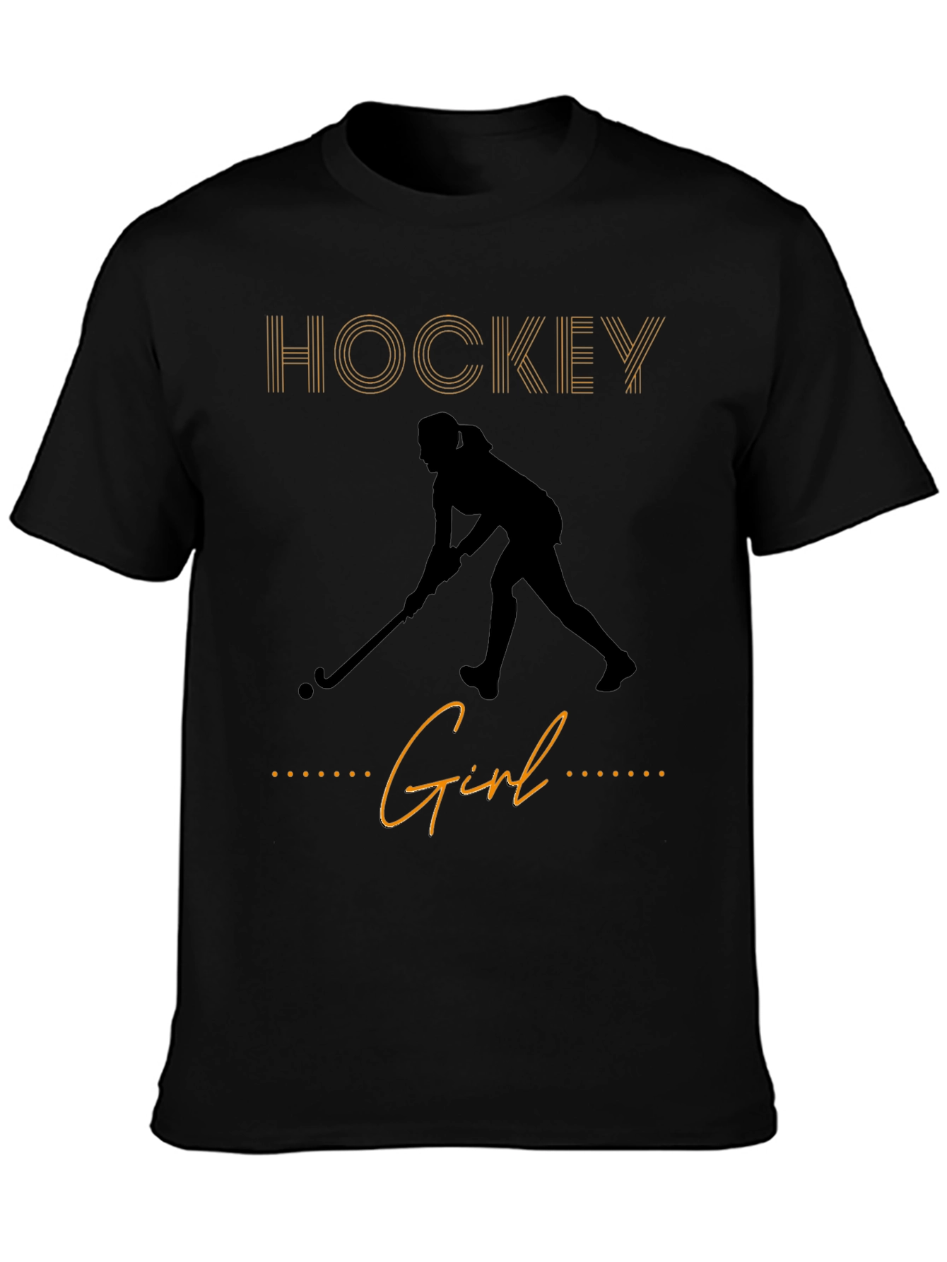 Hockey Girl T-Shirt - Sporty Graphic Tee
