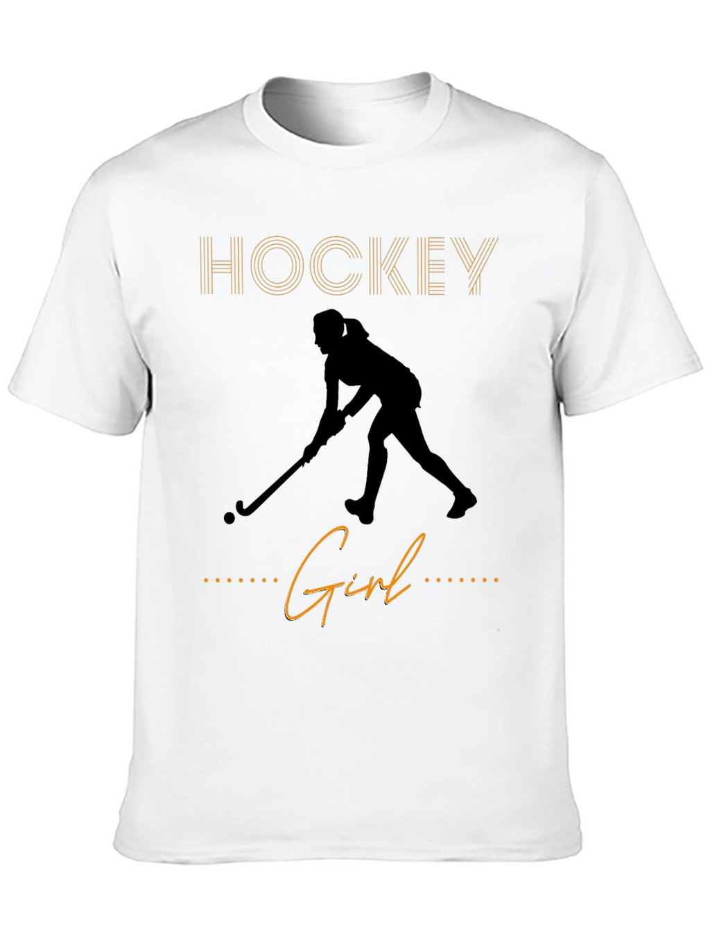 Hockey Girl T-Shirt - Sporty Graphic Tee