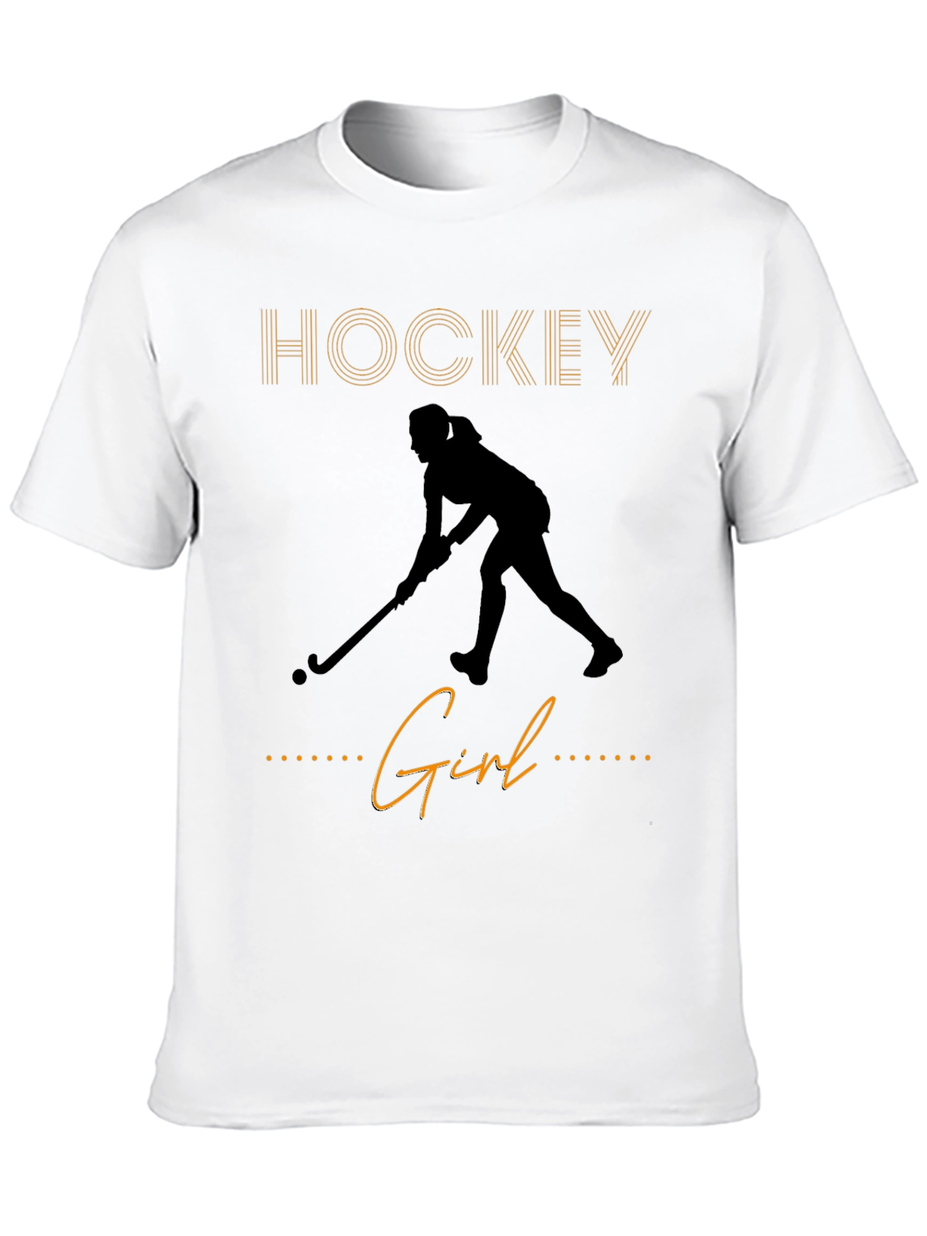 Hockey Girl T-Shirt - Sporty Graphic Tee